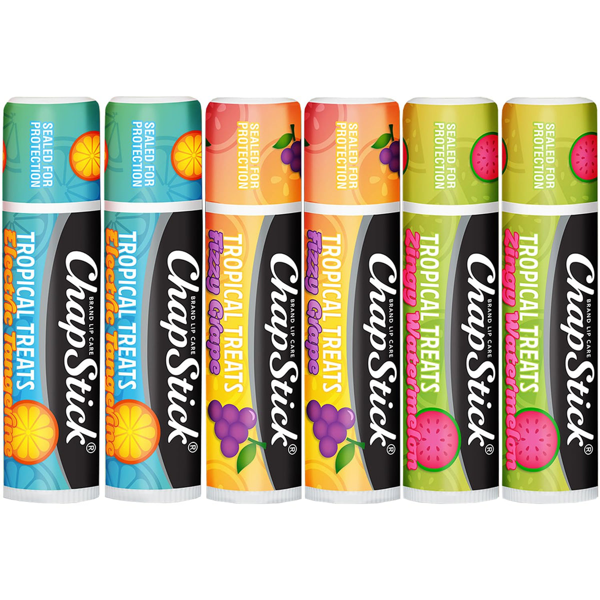 ChapStick Soin Lèvres mandarine électrique, hydratation douce et durable.