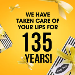 ChapStick Original, texture soyeuse qui glisse facilement sur les lèvres.