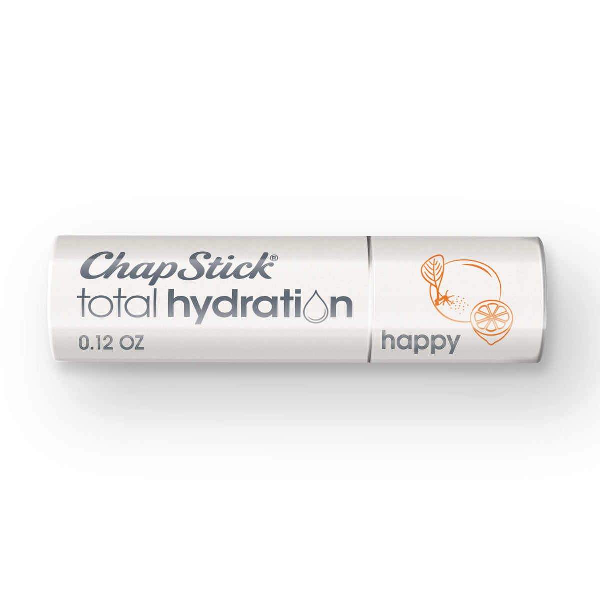 Tube ChapStick Total Hydration, baume à lèvres, hydratation rapide.