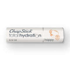 Tube ChapStick Total Hydration, baume à lèvres, hydratation rapide.