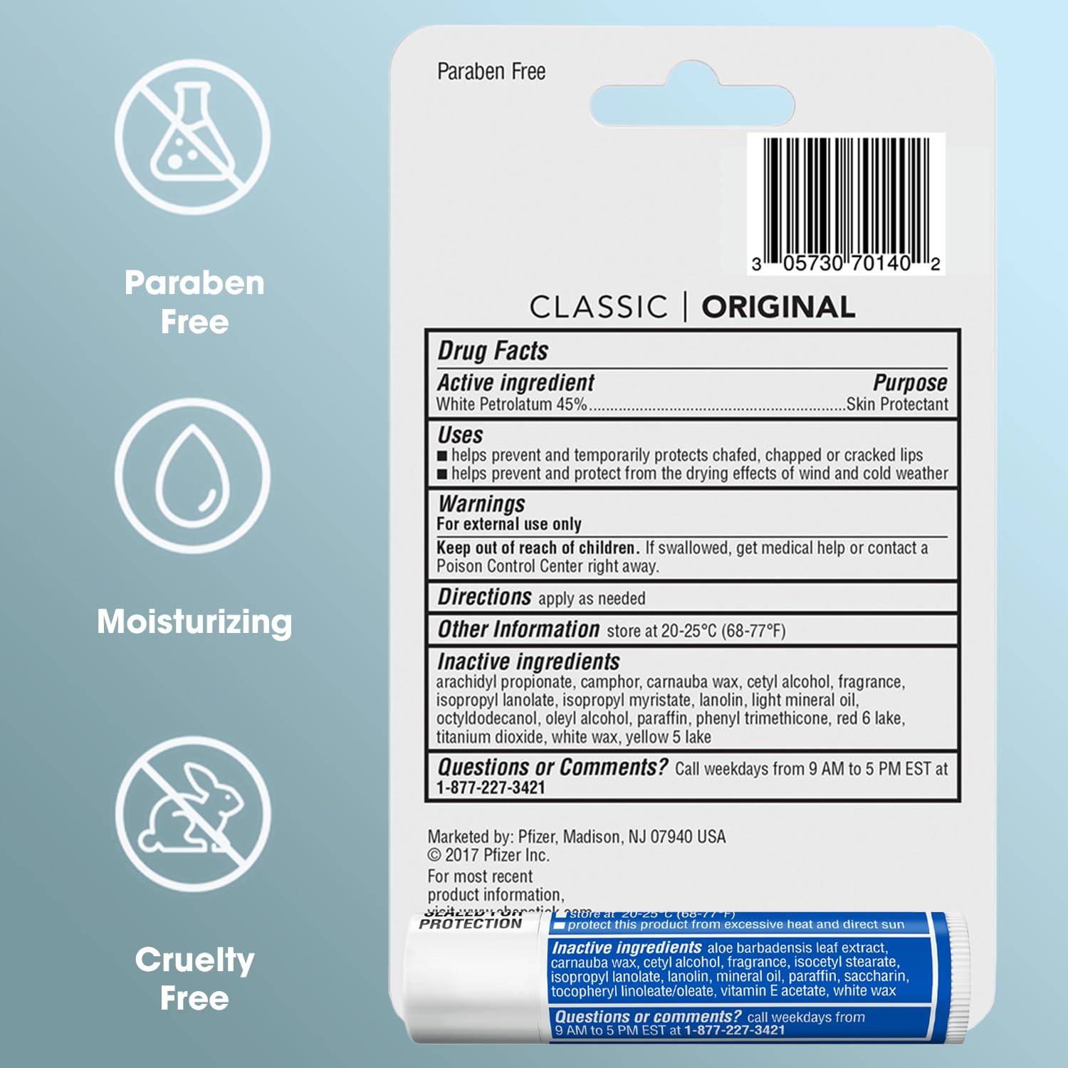 Utilisation plage ou parc avec ChapStick pour levres confortables.