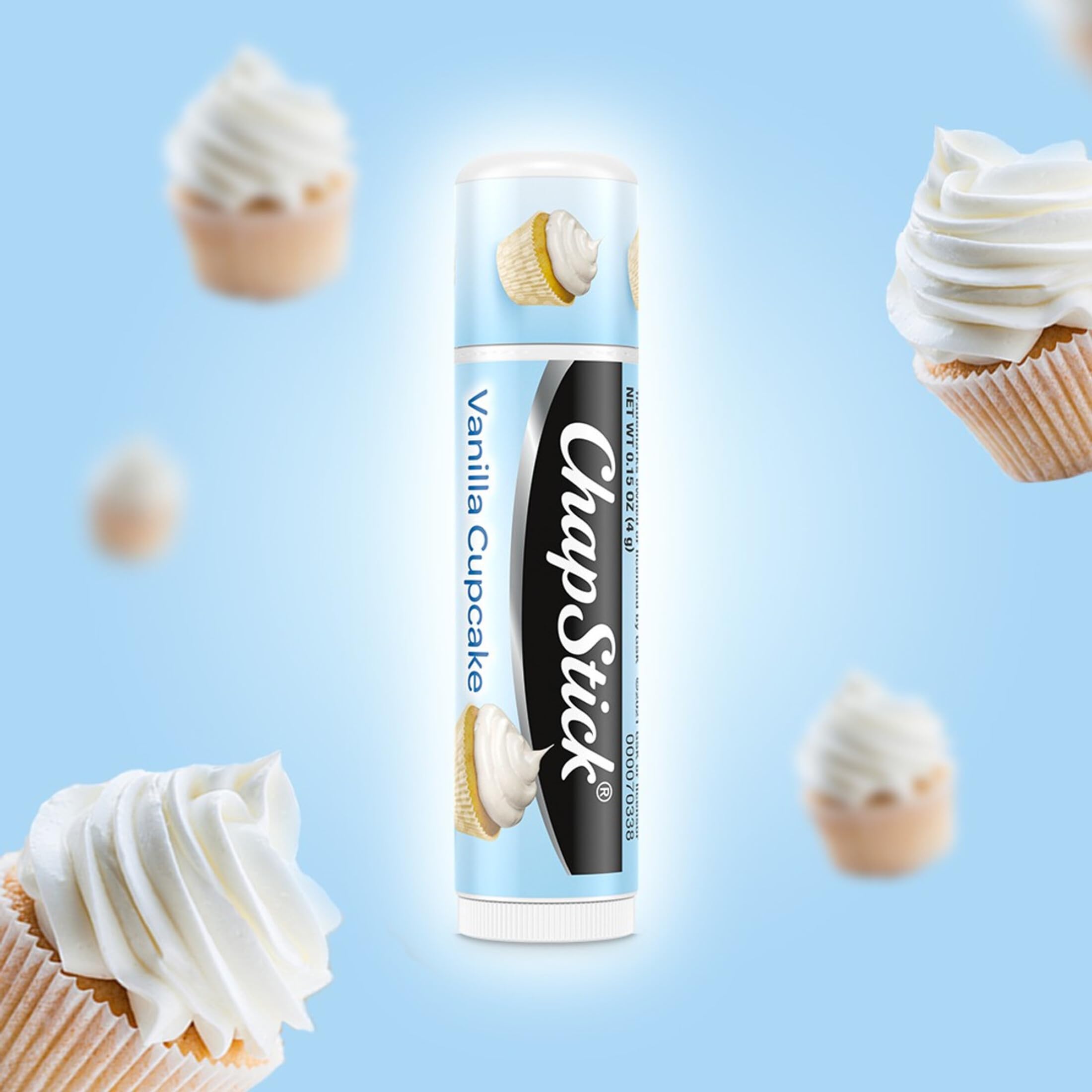 ChapStick Vanille Favorites baume lèvres vanille gousse glace, texture douce et parfum gourmand.