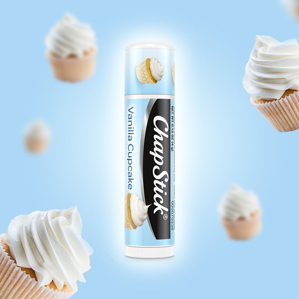 ChapStick Vanille Favorites baume lèvres vanille gousse glace, texture douce et parfum gourmand.