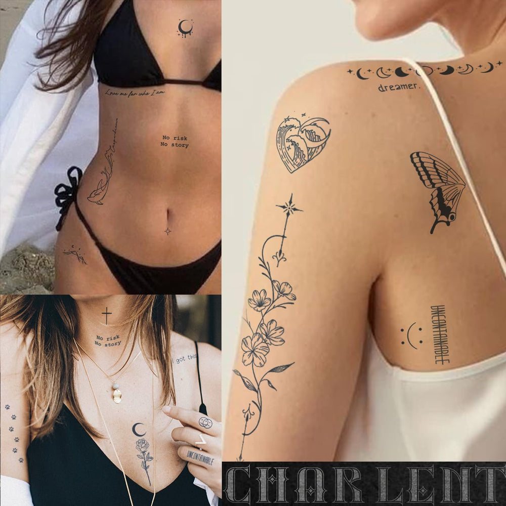 CHARLENT tatouage: imperméable et résistant au frottement pour le quotidien