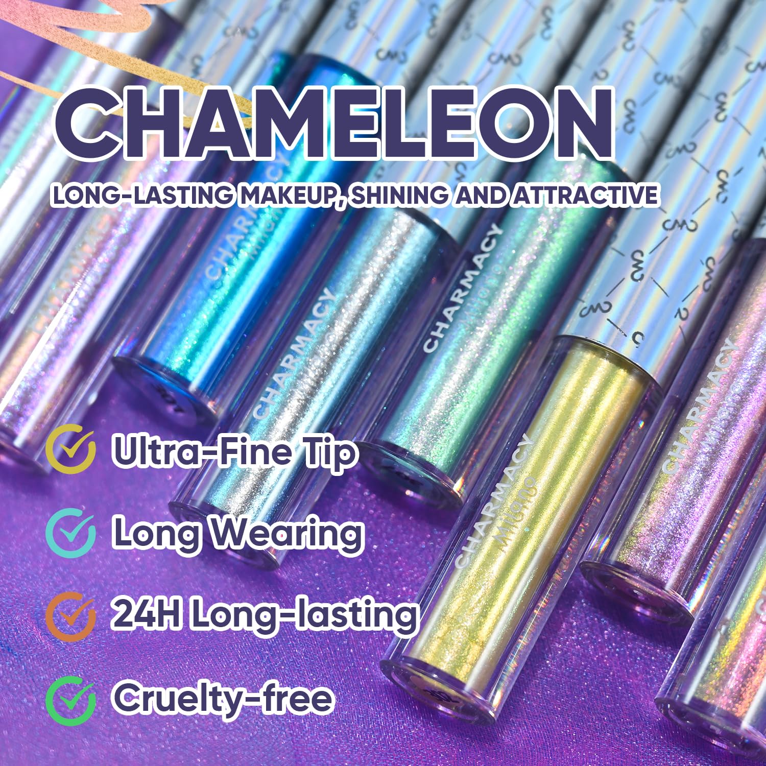 CHARMACY – application précise avec traînée fine ou épaisse selon l occasion.