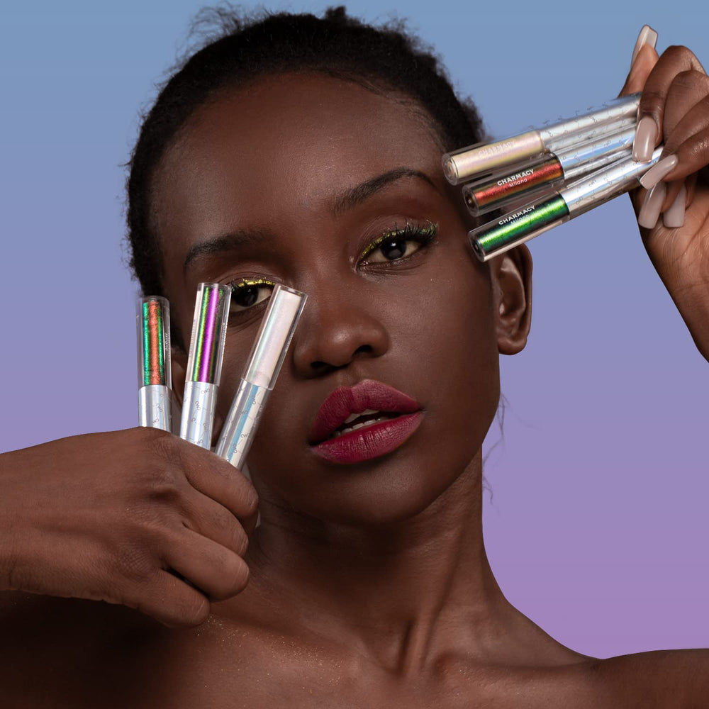 CHARMACY Chameleon Glitter Eyeliner look jour et soir possible