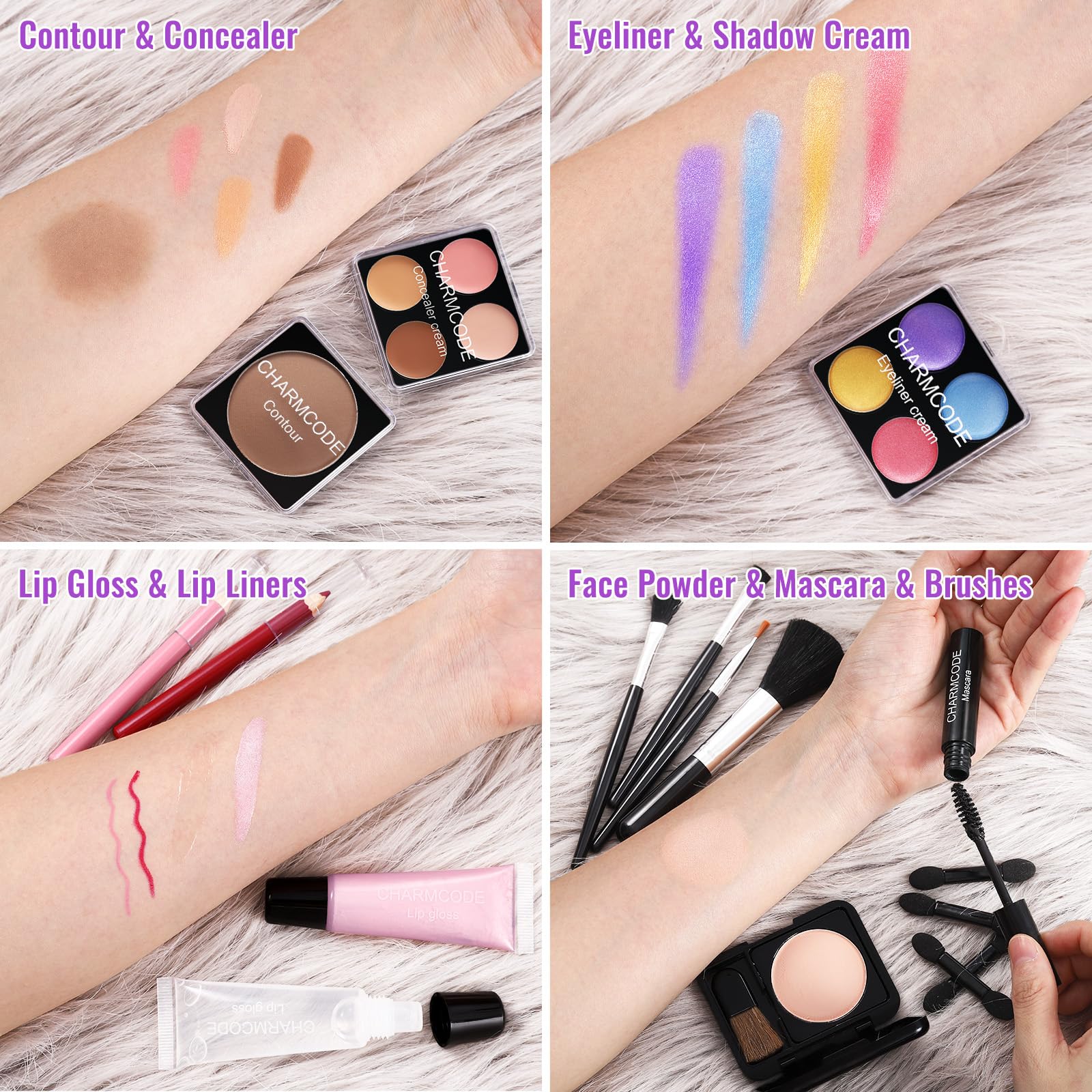 CHARMCODE coffret cadeau maquillage adolescentes, idée cadeau idéale et pratique.