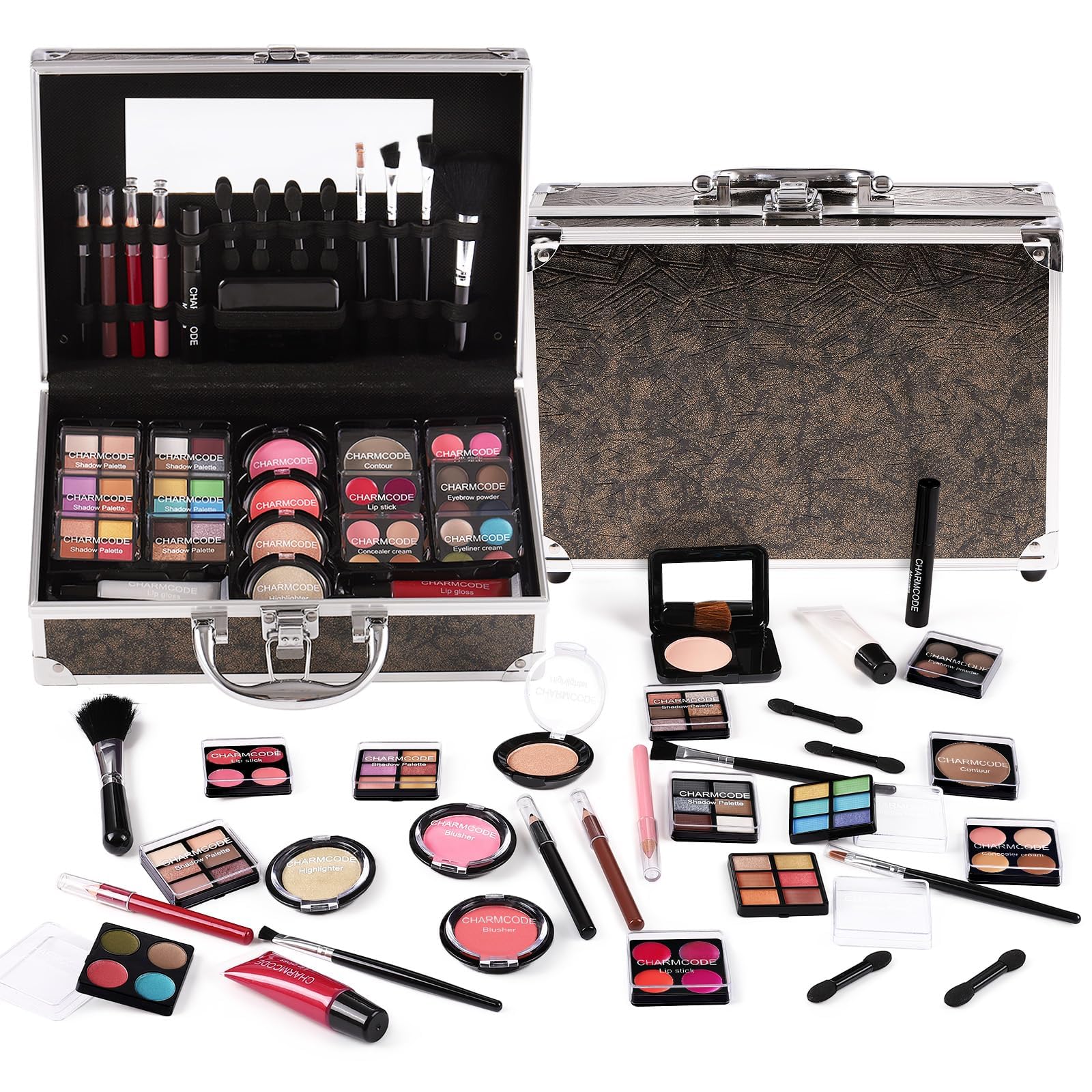 CHARMCODE coffret train-case: étui pratique pour emporter le maquillage en déplacement