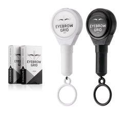 Charme Princesse fils repérage sourcils – lignes noires et blanches facilitent le guidage.