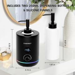 CHARMKEY entonnoirs silicone : transfert propre et sans fuite.