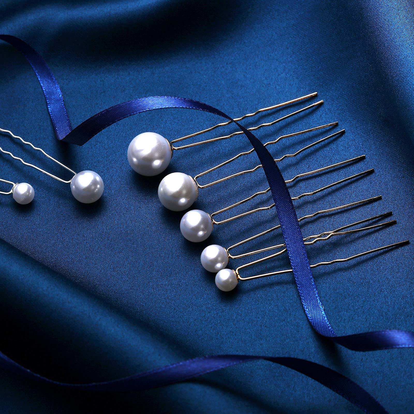 Charonle épingle perles 1,2 cm pour une coiffure structurée