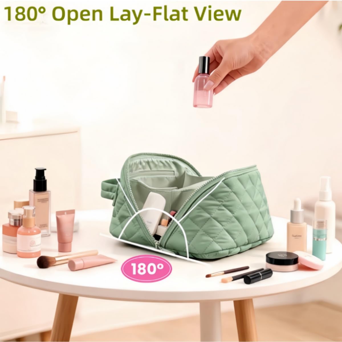 Chasefun Petition waterproof PU leather protects belongings during travel.