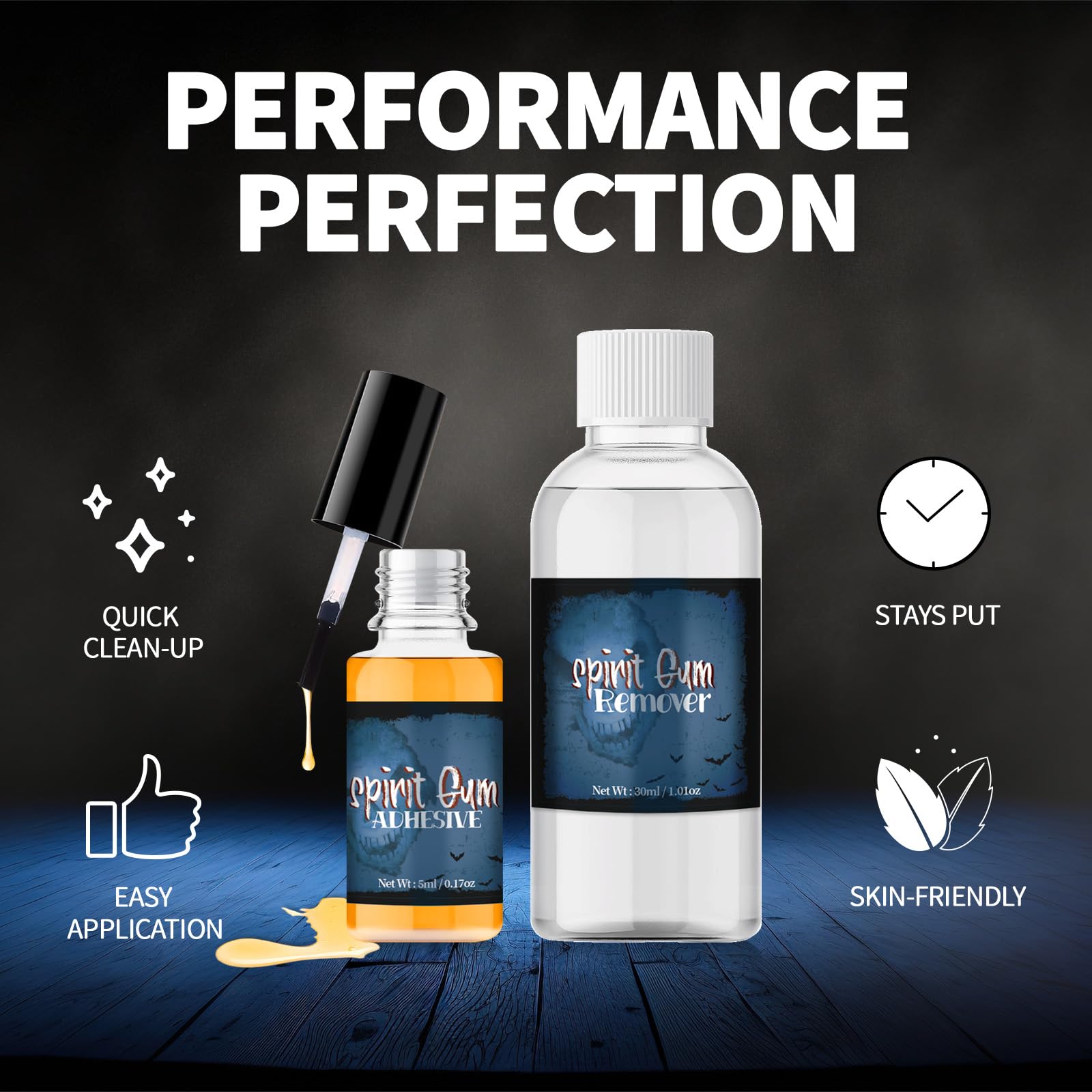 CHASPA Spirit Gum Applications-prothétiques pour fixer prothèses et accessoires SFX.