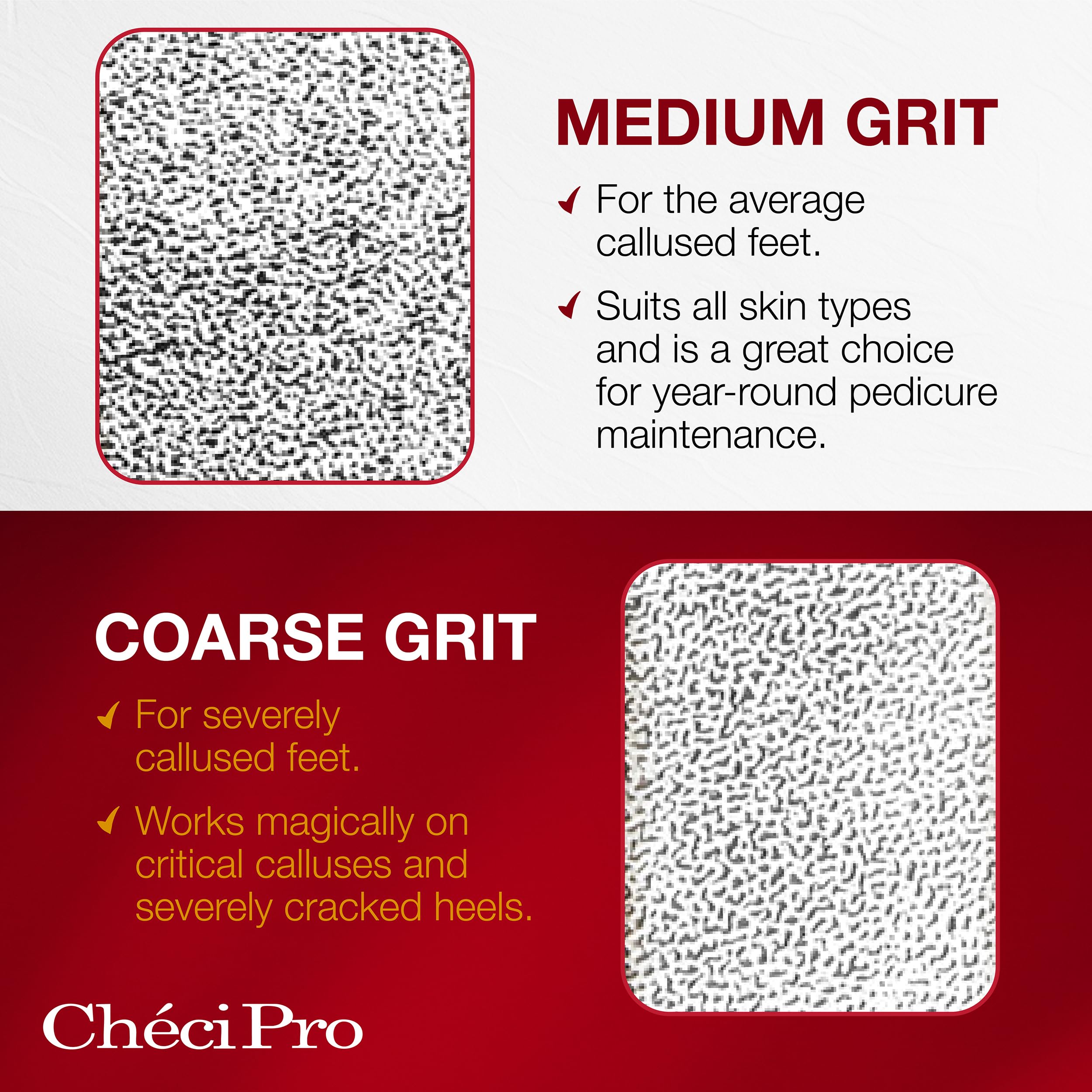 Checi Pro Nickel Foot File revêtement nickel durable pour une hygiène fiable.