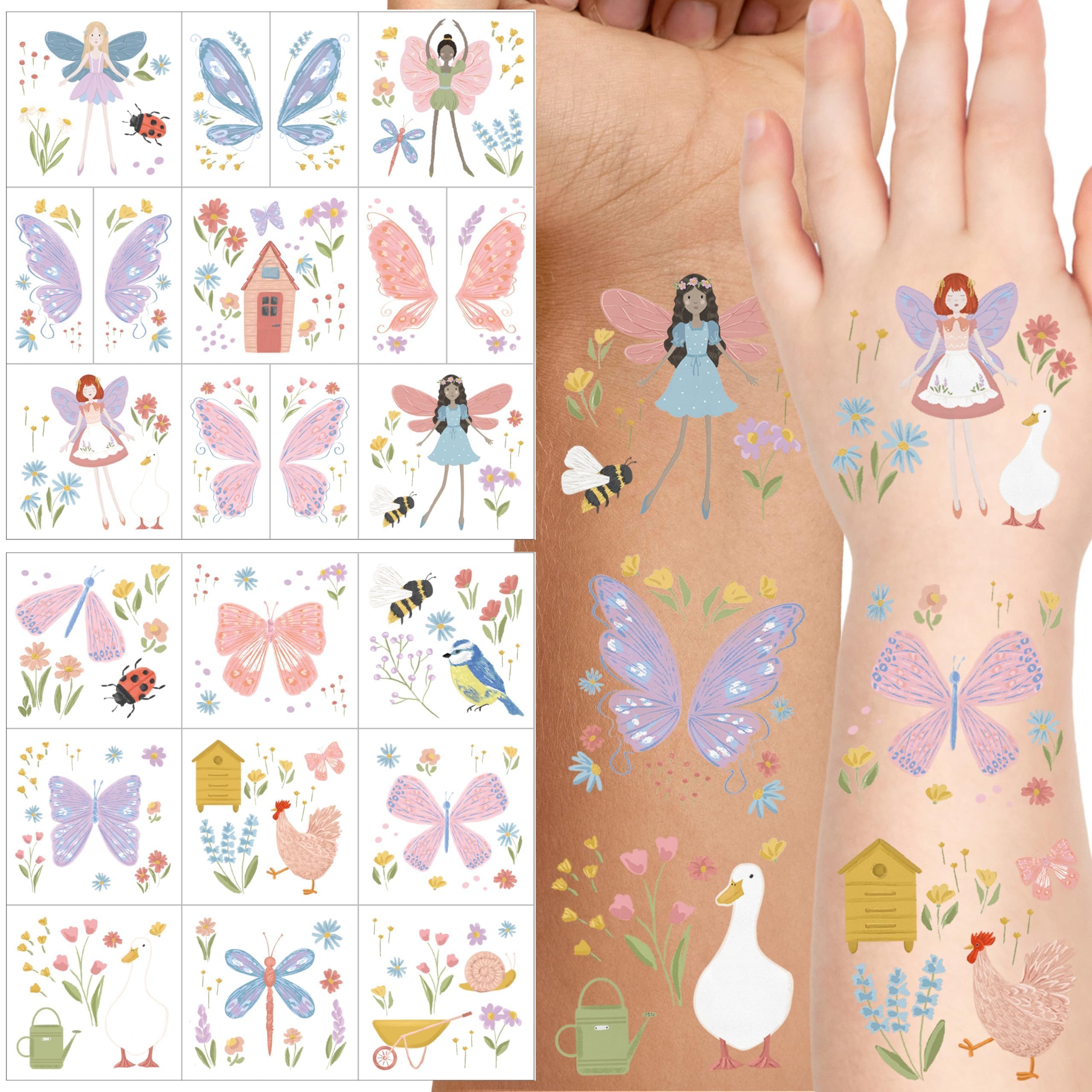 Tatouages Cheerland 108 pièces pour multiples utilisations.