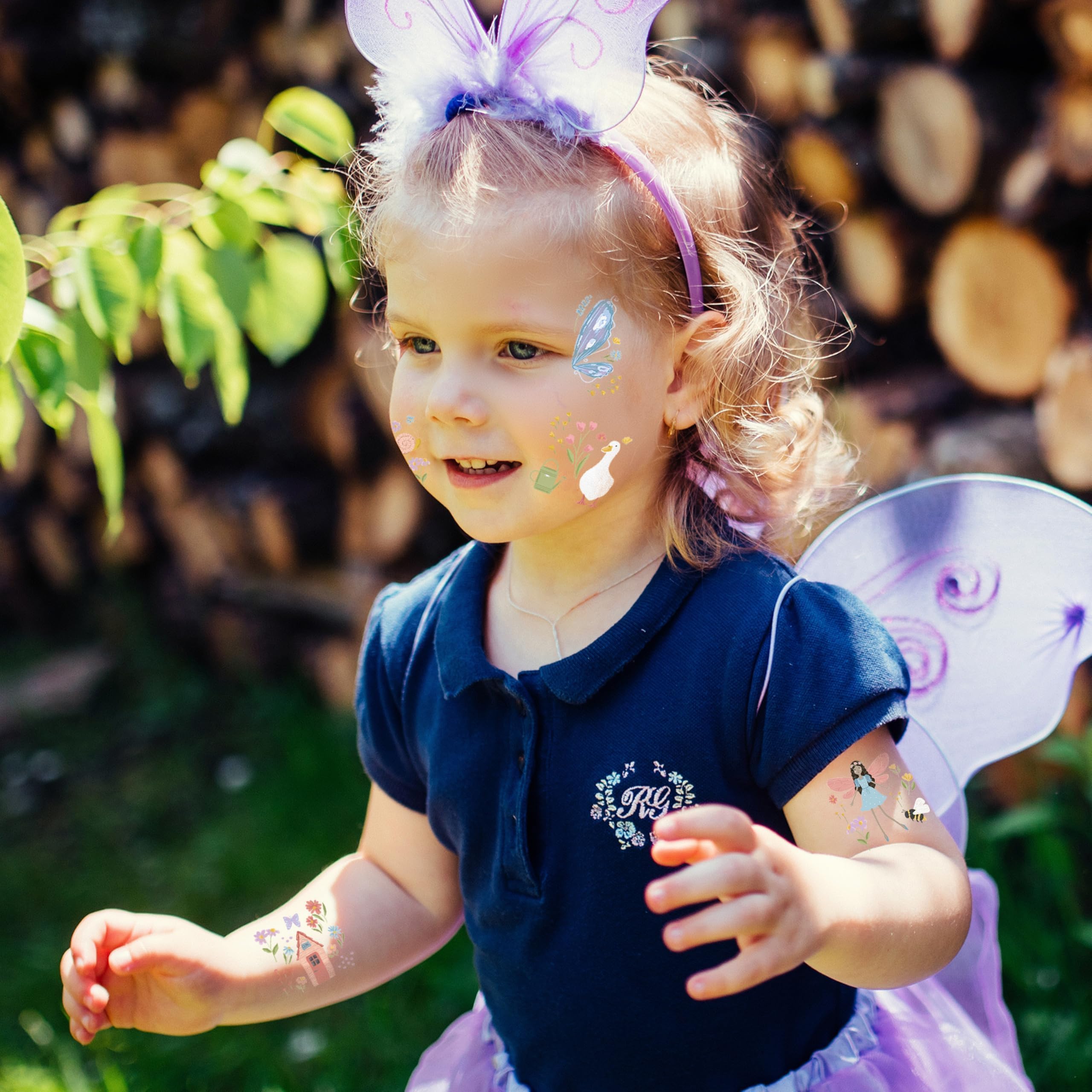 Tatouages Cheerland faciles à appliquer pour les enfants.