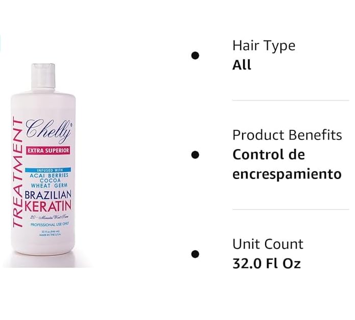 Application professionnelle Chelly Kératine Brésil Supérieure Extra avec gants.