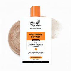 Bouteille Chemist at Play Body Wash Exfoliant, nettoyage en profondeur et peau fraîche.
