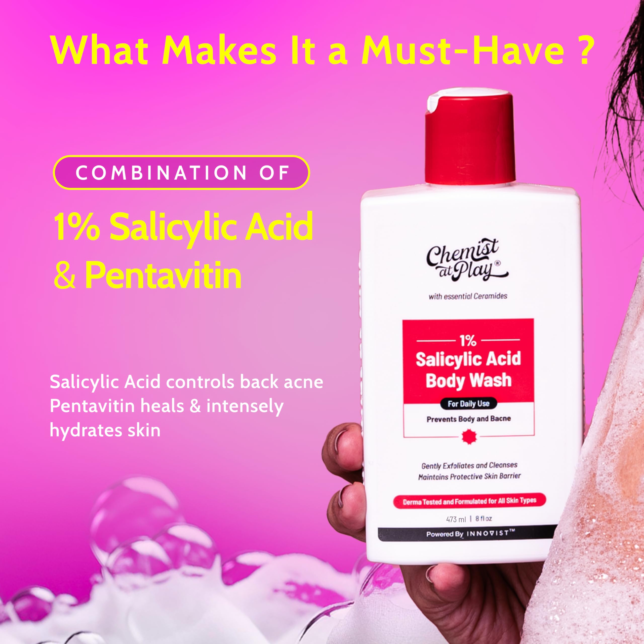 Chemist at Play – parfum frais qui laisse la peau rafraîchie.