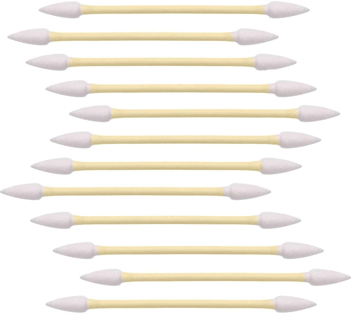 Bâtonnets Chenchenchen en coton et bambou, pointe double, pour un maquillage précis et doux.