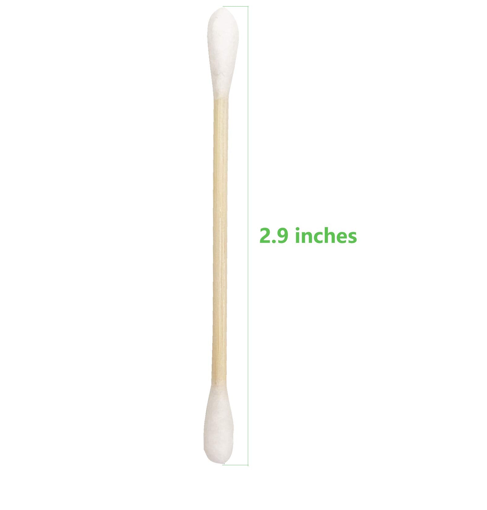 Chenchenchen coton-tiges bois naturel pointe-double usage polyvalent