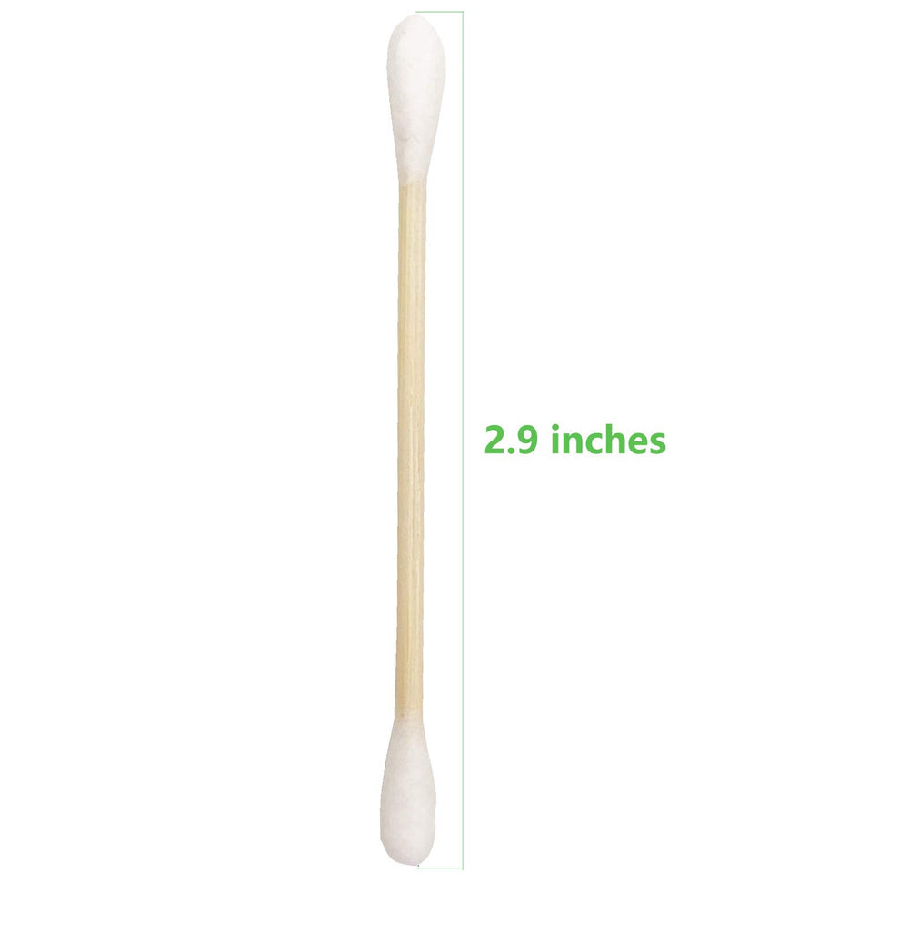 Chenchenchen coton-tiges bois naturel pointe-double usage polyvalent