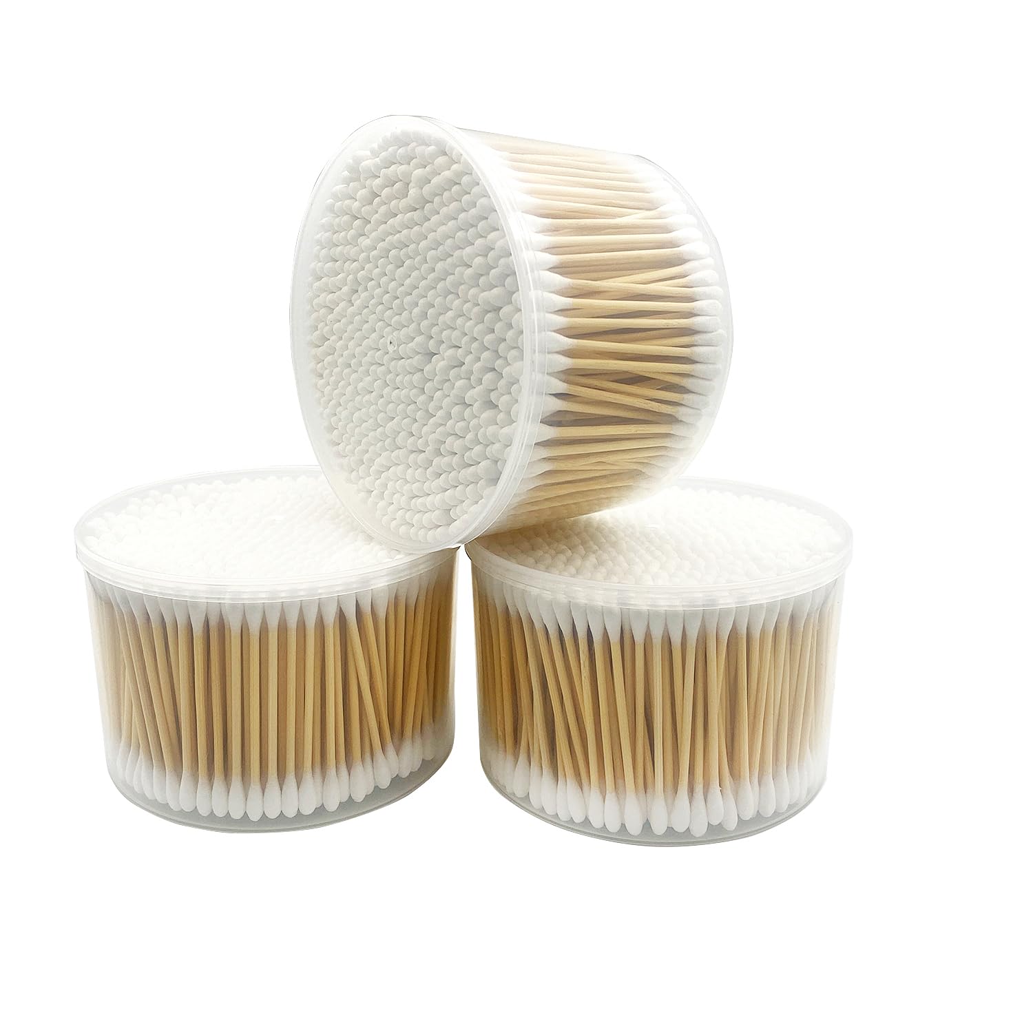 Chenchenchen coton-tiges bambou paquets 500pcs-02: tête naturelle douce pour la peau.