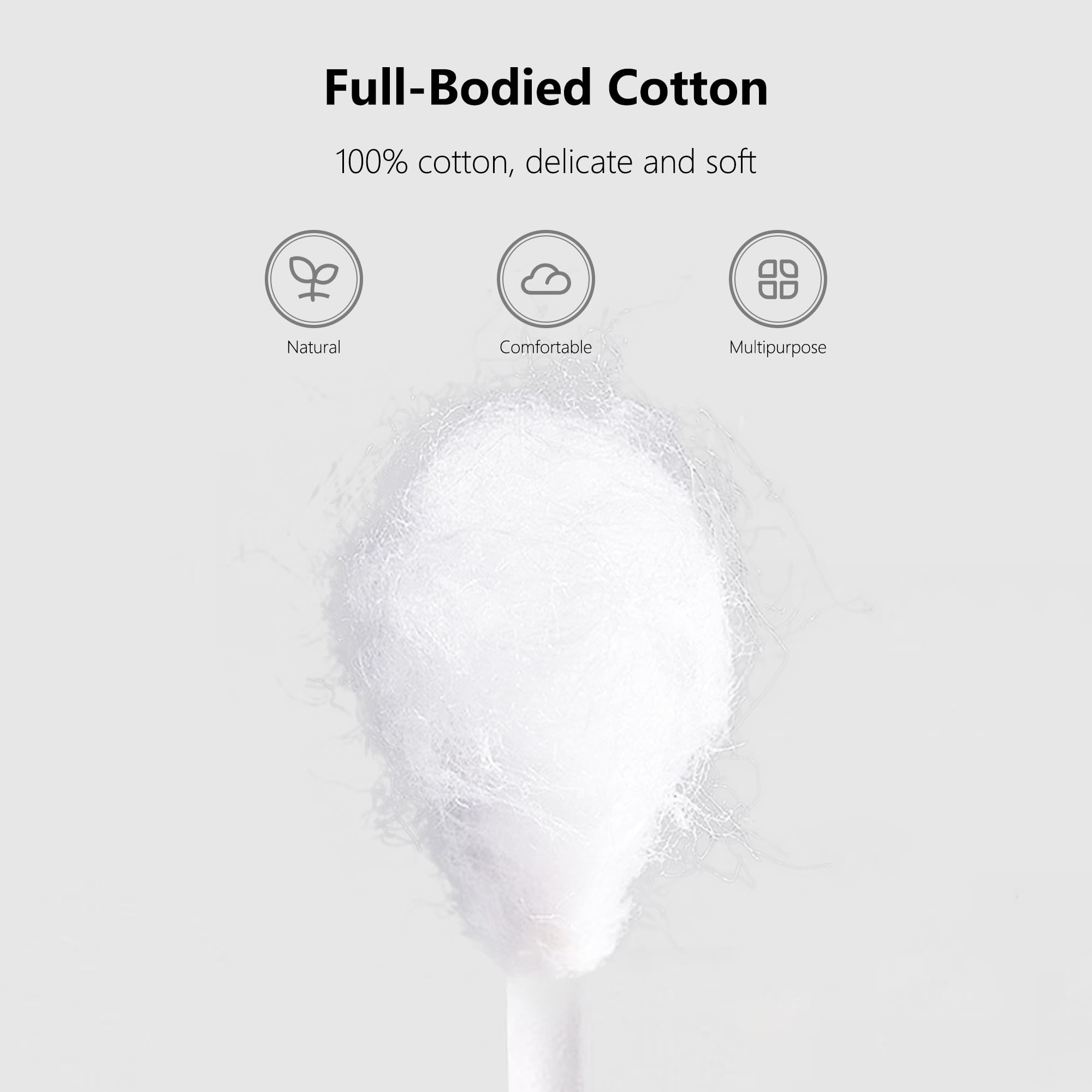 Chenchenchen coton-tiges doux en coton naturel pour la peau.
