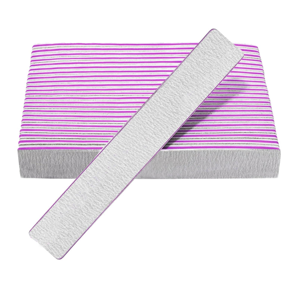 Chenchenchen ensemble de 21 limes émery, grain 100/180 pour modeler et lisser les ongles.