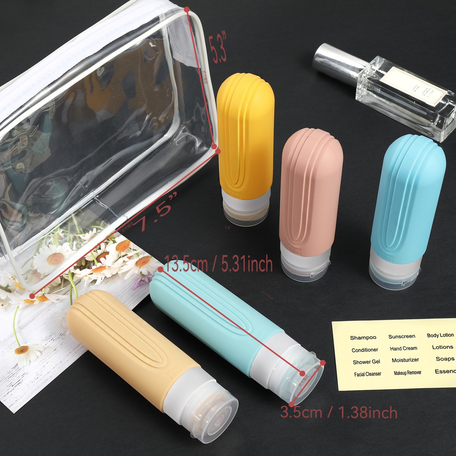 Silicone alimentaire durable et sans BPA convient à tous liquides.