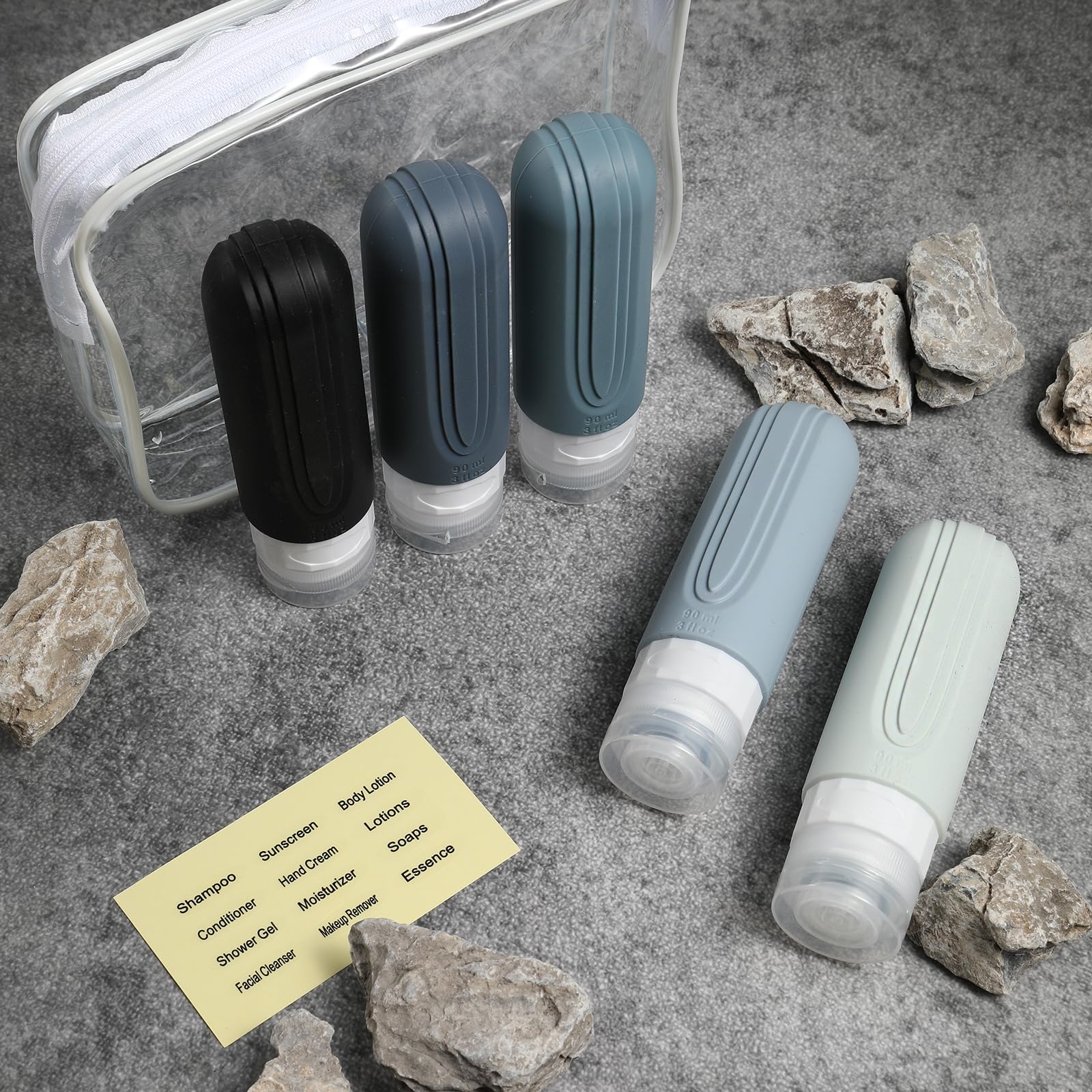 CHEODIN bouteille voyage design élégant, esthétique chic dans la valise