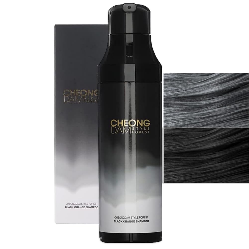 Cheongdam Style Forêt Noire Change Shampoing en flacon, couverture gris naturelle.
