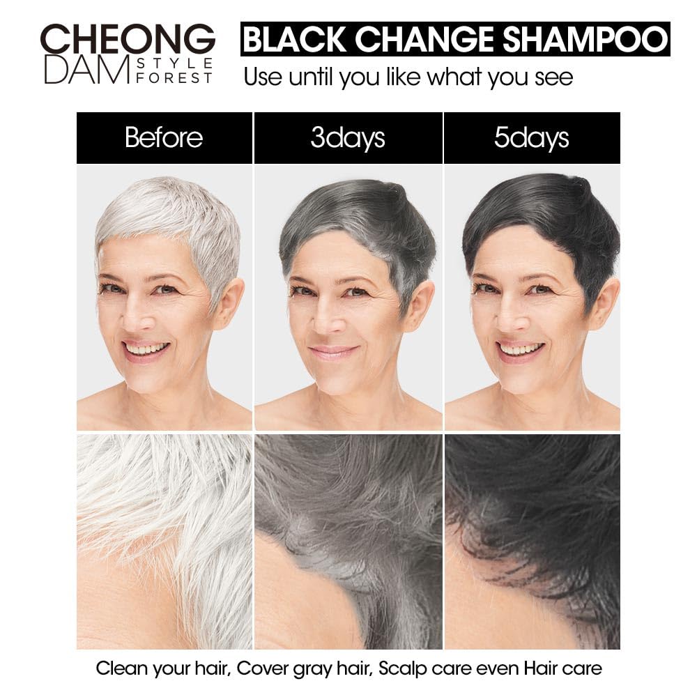 Cheongdam Style Forêt Noire Change Shampoing: peptides et céramides fortifiants.