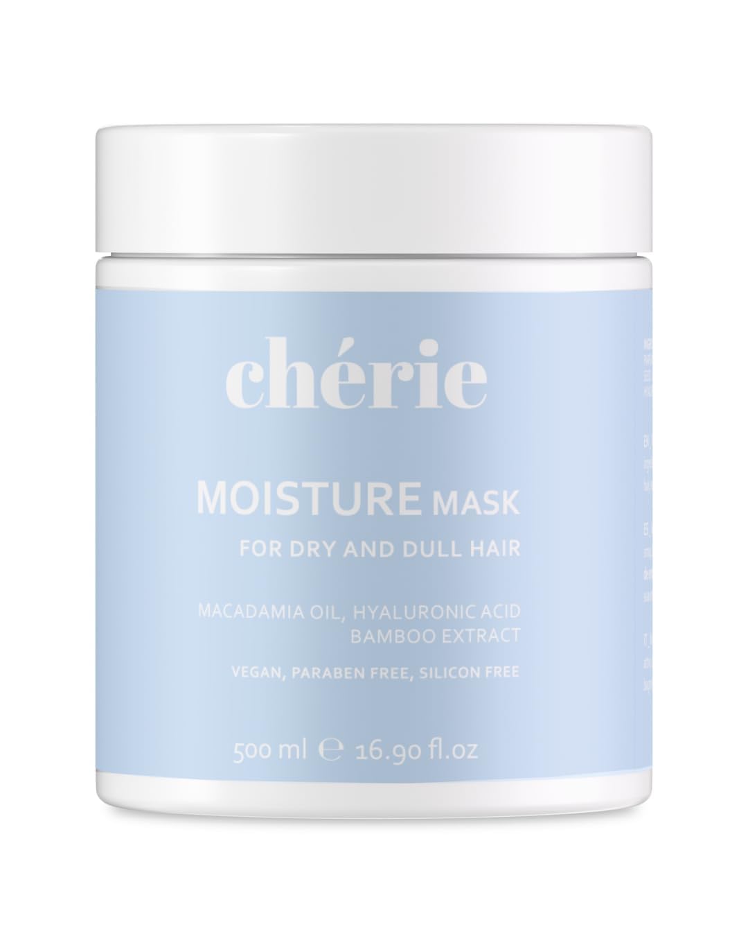 Chérie Masque cheveux macadamia : hydratation profonde pour cheveux secs et cassants