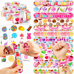 Bracelets Candyland Cherisnowy claquants pour fêtes colorées et divertissement.
