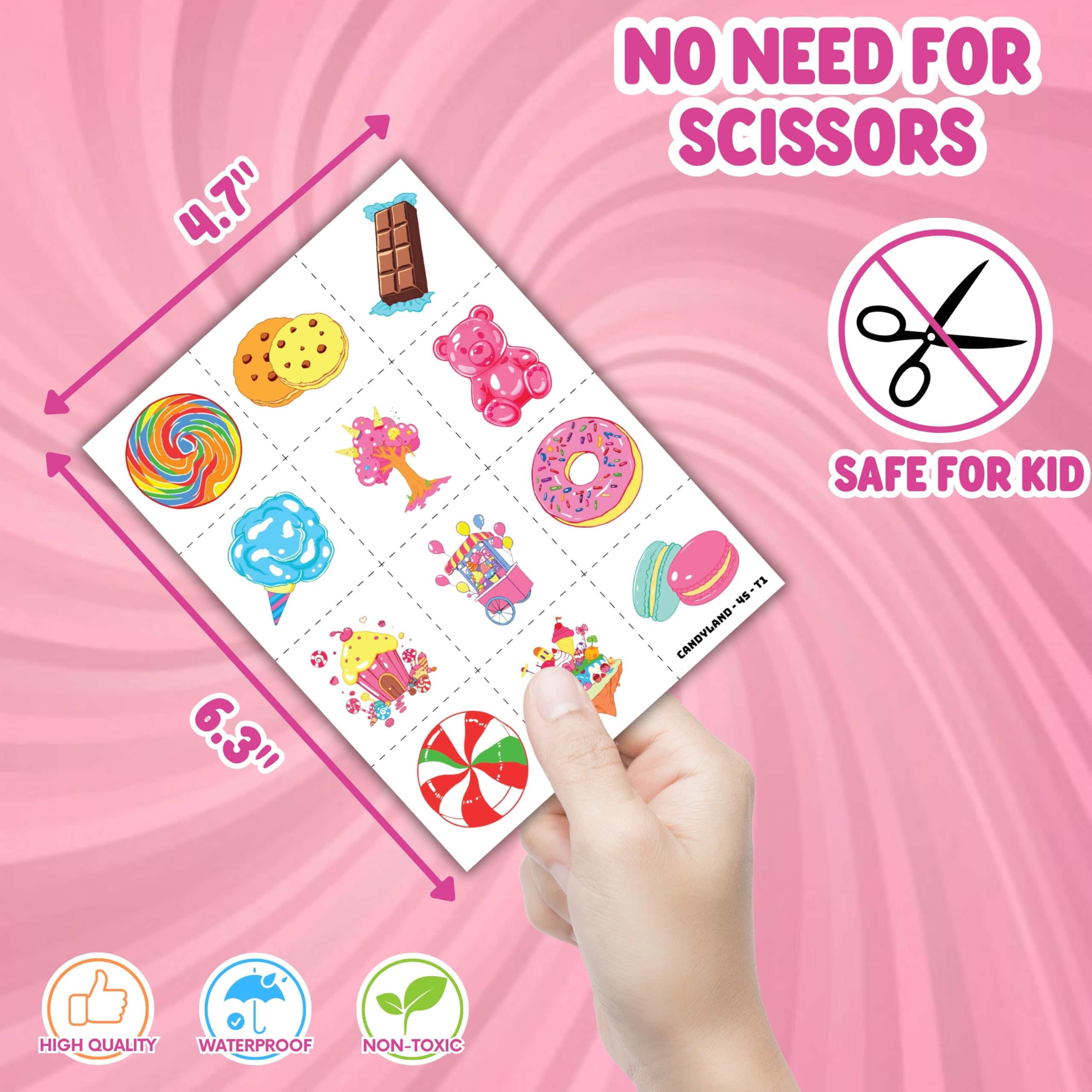 Cadeau prêt-à-offrir Candyland Cherisnowy idéal pour fête ou école.