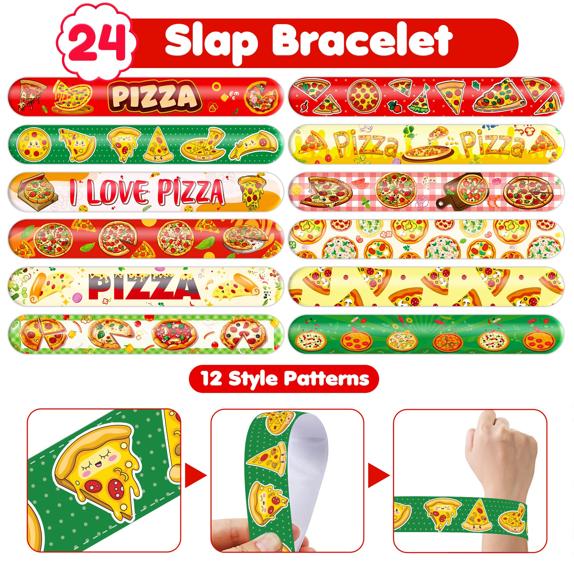 Tatouages pizza Cherisnowy non toxiques et sûrs.