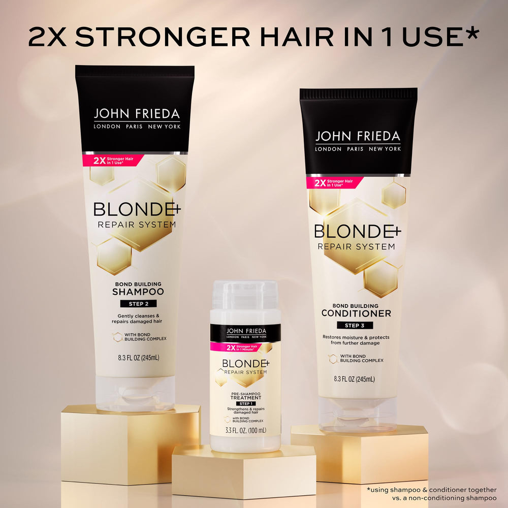 Cheveux brillants et lisses après utilisation du pré-shampooing.