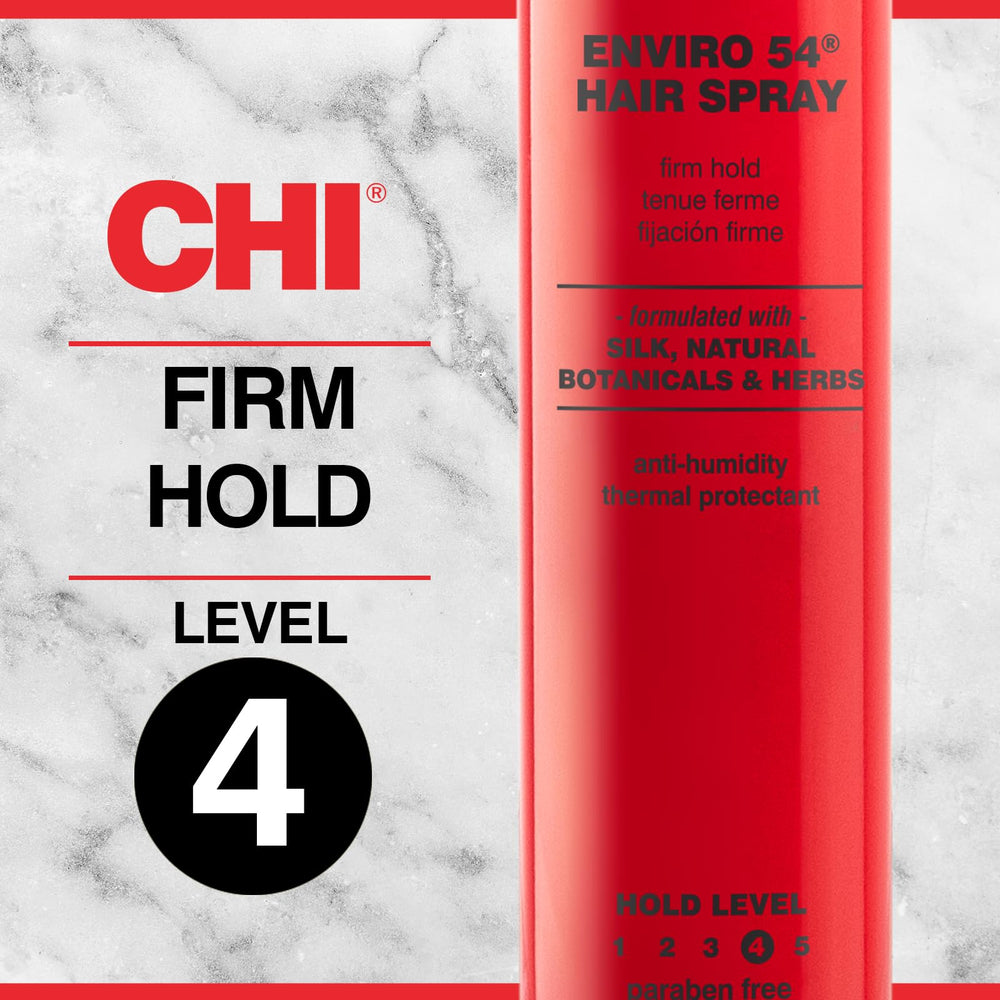 CHI Enviro 54 Hairspray – atomiseur léger pour une tenue durable sans accumulation