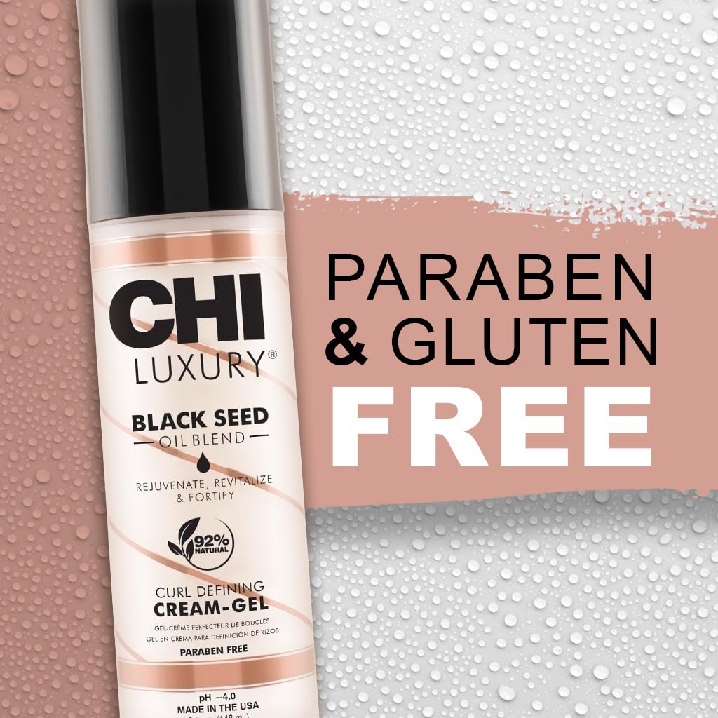 Formule sans sulfates, sans parabènes et sans gluten CHI.