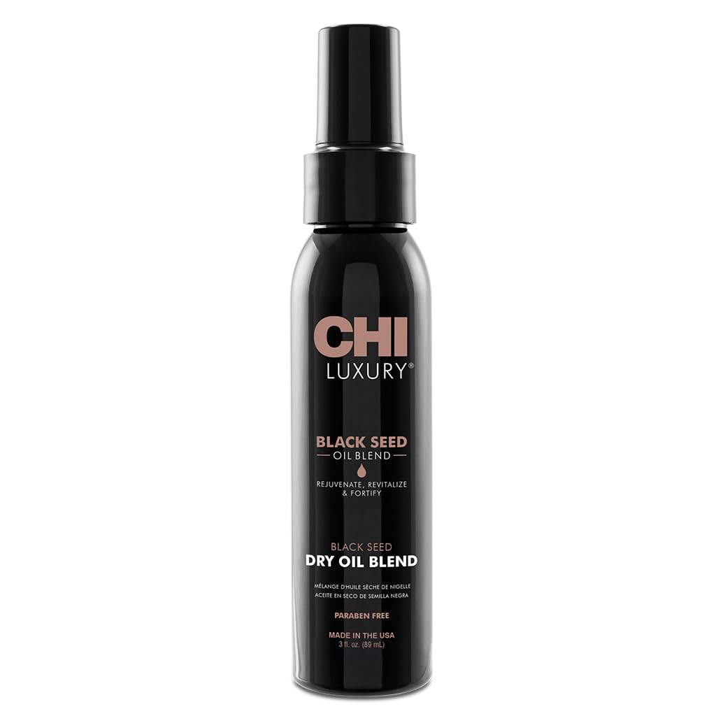CHI huile noire: bouteille luxueuse pour brillance des cheveux