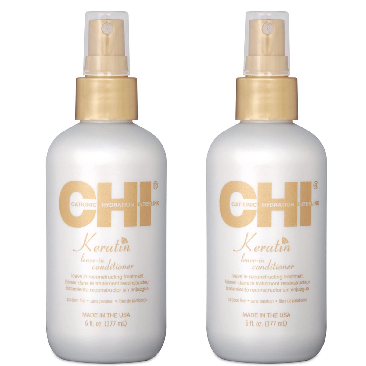 CHI KÉRATINE: soin capillaire sans rinçage en flacon doseur pour usage quotidien