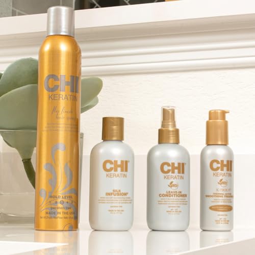 CHI KÉRATINE: texture crème blanche prête à être appliquée sur les longueurs