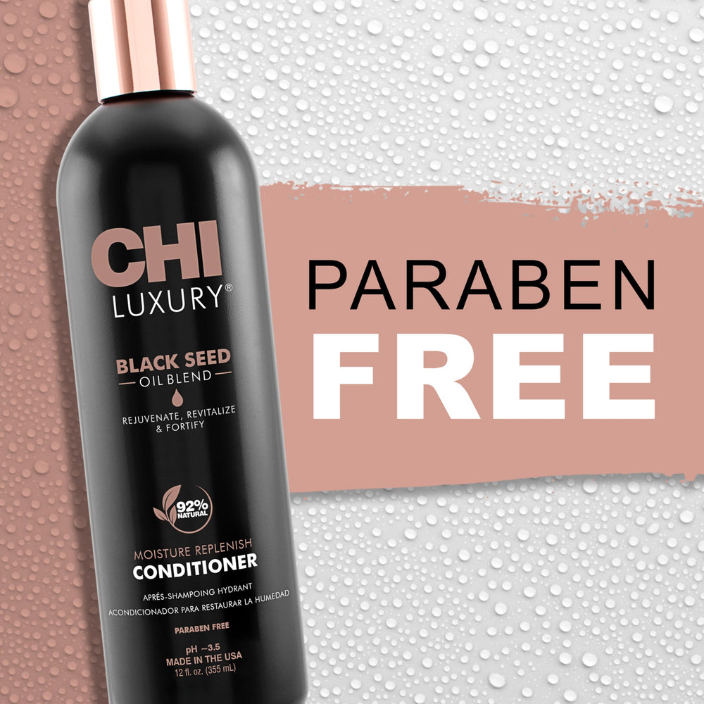 Chi Luxury finitions douces - cheveux mieux nourris et hydratés.