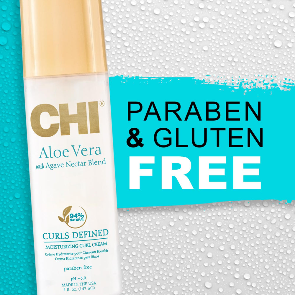 Marque CHI, sans cruauté et sans sulfates, pour une routine capillaire sûre.