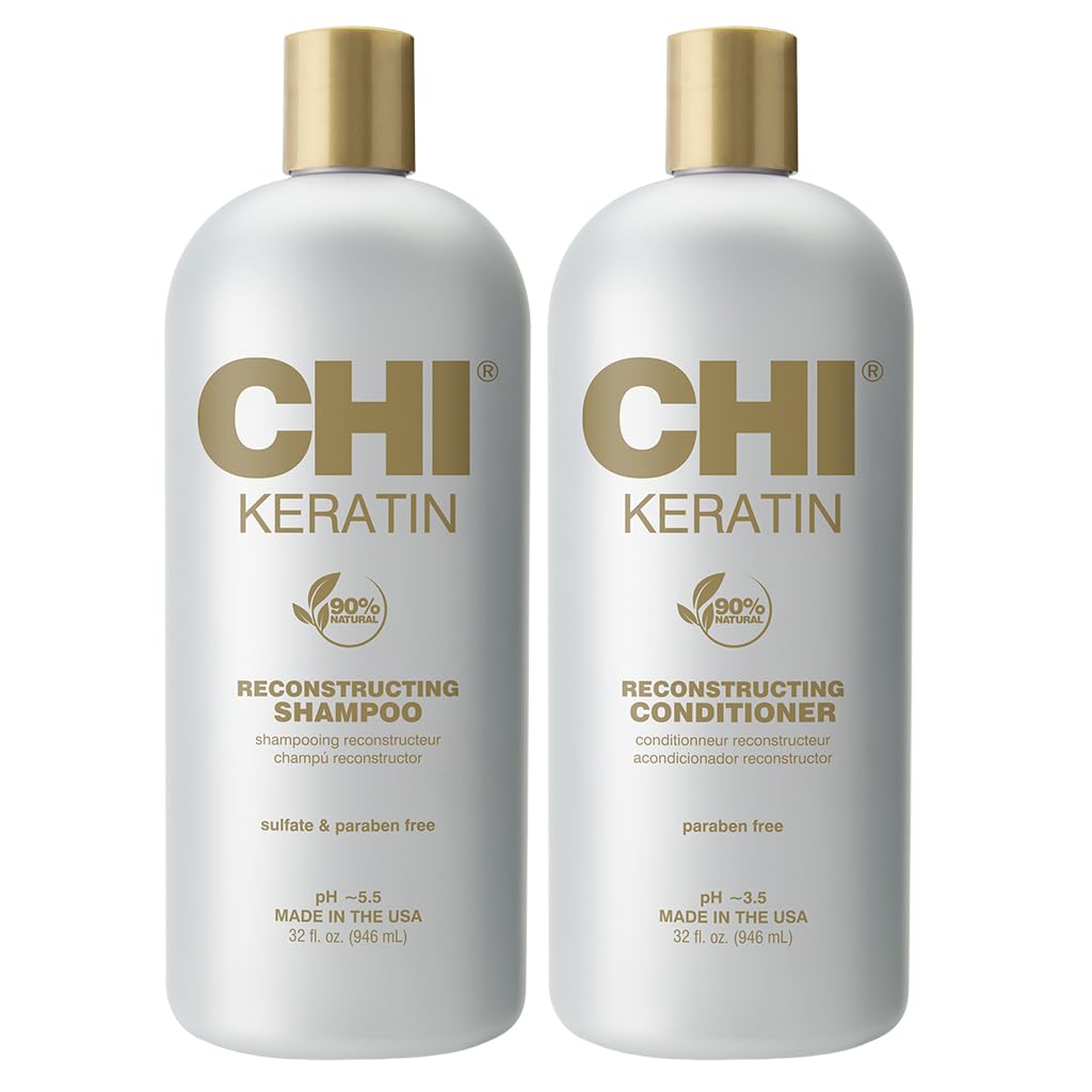 CHI Moisturize It Duo Shampoing bouteille: hydratation intense et douceur durable