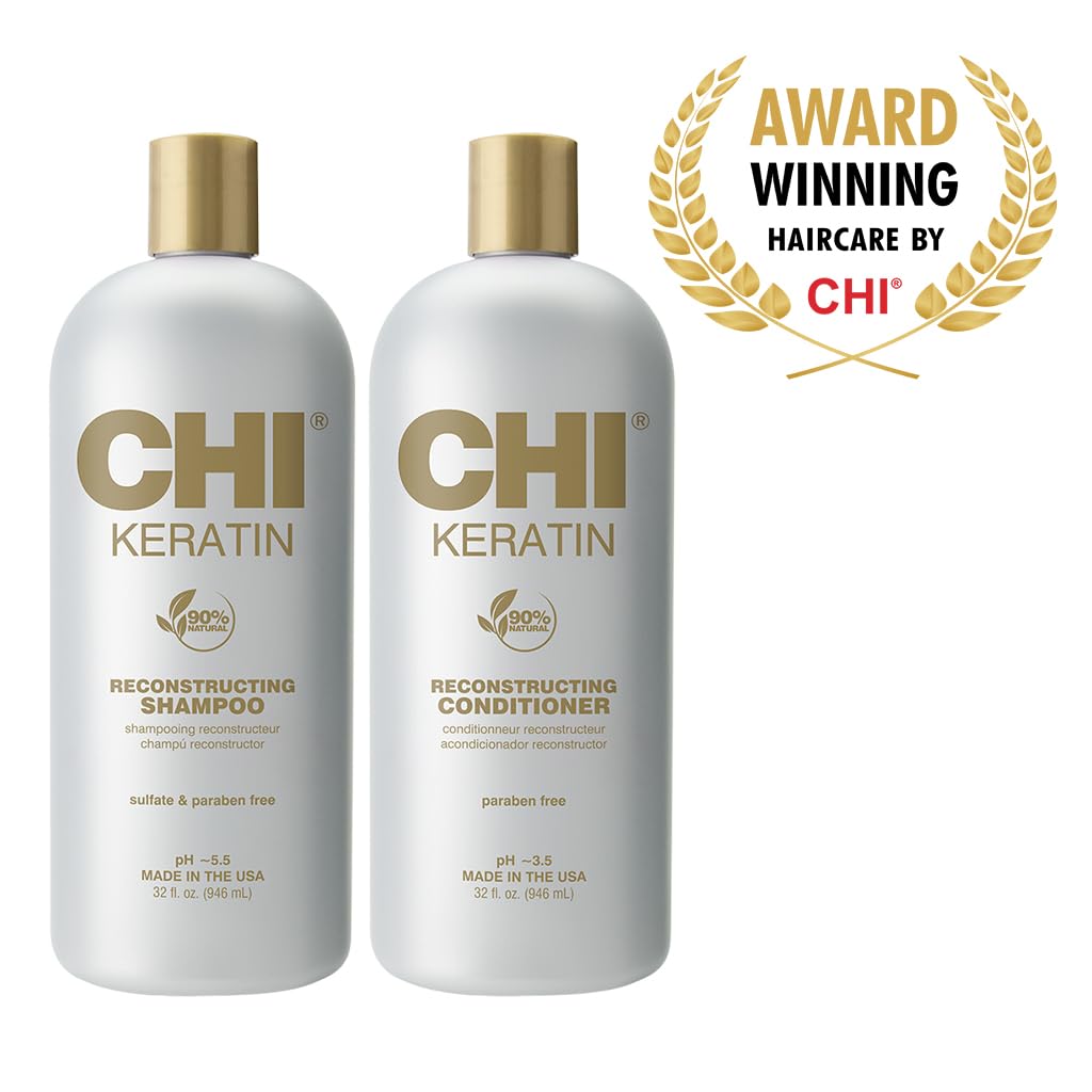 CHI Texture et hydratation: cheveux nourris par huiles essentielles naturelles
