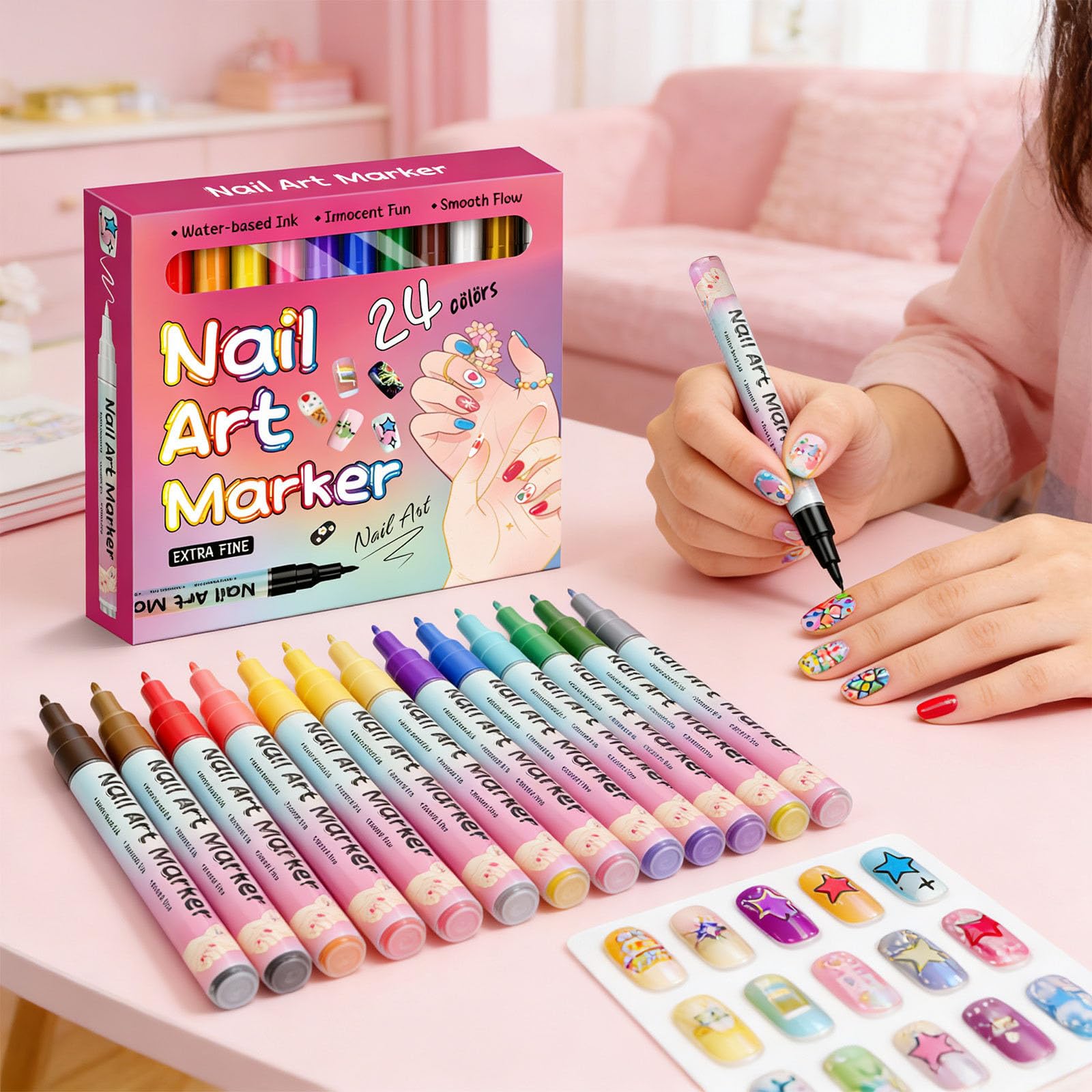 CHIAFEYI stylo art ongles dessin détaillé pour designs complexes
