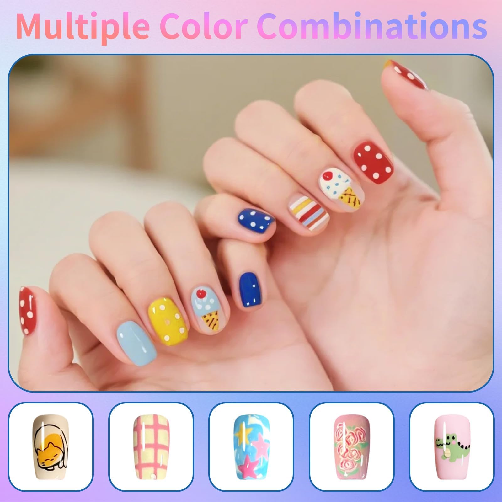 CHIAFEYI stylo art ongles séchage rapide pour manucure efficace