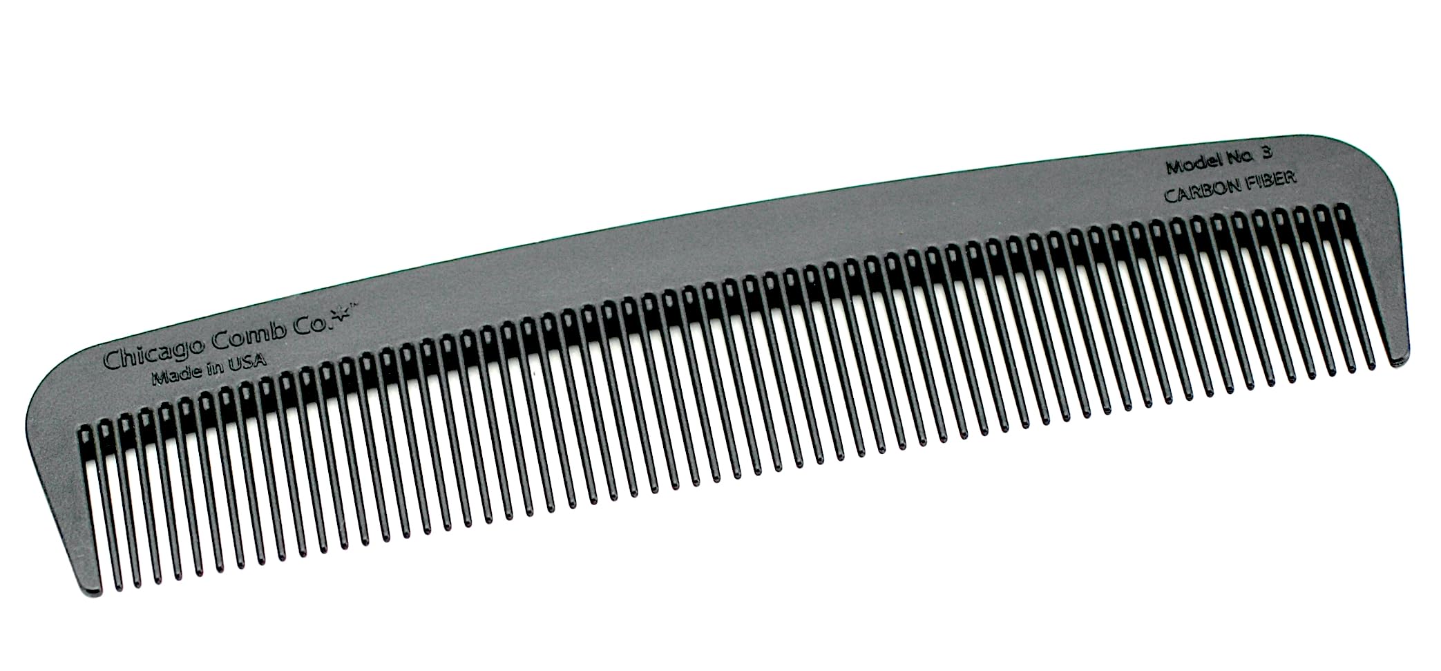 Chicago Comb Model 3, fibre de carbone, prise en main légère et durable.